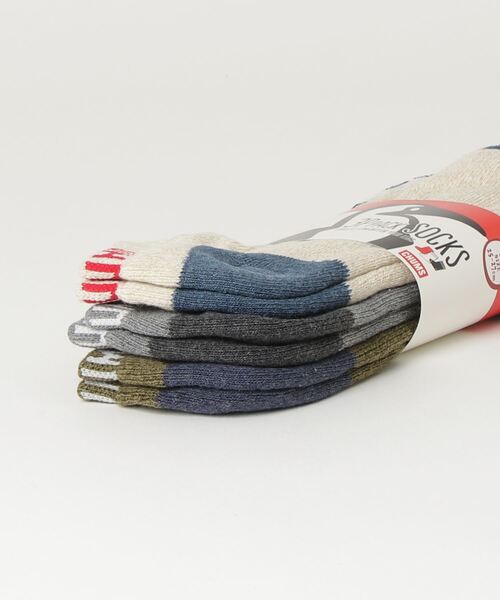 CHUMS(チャムス)の「【CHUMS】 3P Booby CHUMS Ankle Socks スリーピーブービーチャムスアンクルソックス(ソックス/靴下・メンズ・その他・SMALL/MEDIUM)」の2枚目の写真