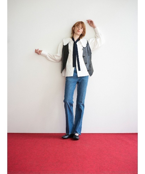 THE SHINZONE(ザ シンゾーン)の「THE SHINZONE ORGANIC COTTON GAUZE BLOUSE 24AMSBL01(シャツ/ブラウス・レディース・ホワイト・FREE)」の2枚目の写真
