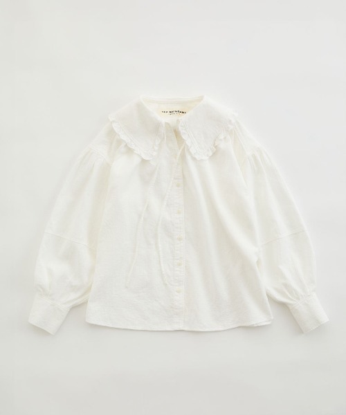 THE SHINZONE(ザ シンゾーン)の「THE SHINZONE ORGANIC COTTON GAUZE BLOUSE 24AMSBL01(シャツ/ブラウス・レディース・ホワイト・FREE)」の3枚目の写真
