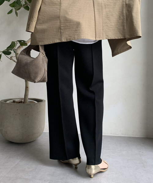 DouDou（ドゥドゥ）の「【WEB限定】ダンボールストレートパンツ（その他パンツ・レディース・オフホワイト/ブラック/ライトグレー・38/36）」の19枚目の写真