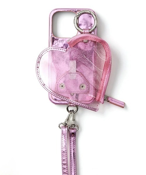 ajew（エジュー）の「ajew/エジュー/PVC heart/i Phone16_16Pro