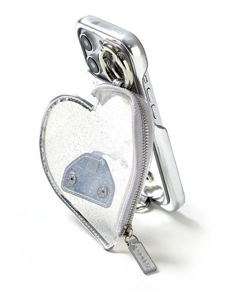 ajew（エジュー）の「ajew/エジュー/PVC heart/i Phone16_16Pro