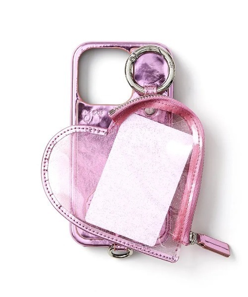 iPhoneアクセサリー ajew PVC heart iphone16pro iPhone16proMax / black 【PVC heart】 (発送はご注文から3営業
