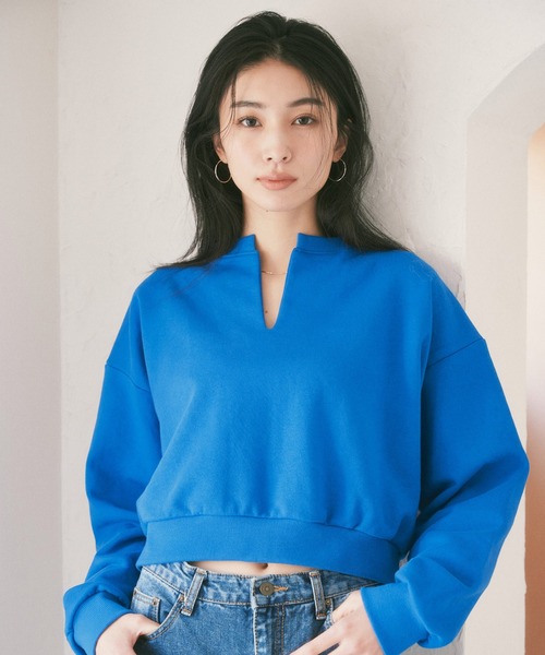 セール】【ZOZOTOWN限定カラー】LOGO CROPPED SWEAT（スウェット