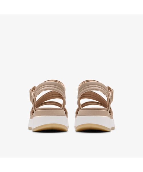Clarks クラークス ☆ レザー ストラップ サンダル 5.5 ベージュ セール】Tuscan Strap / タスカンストラップ(サンドレザー