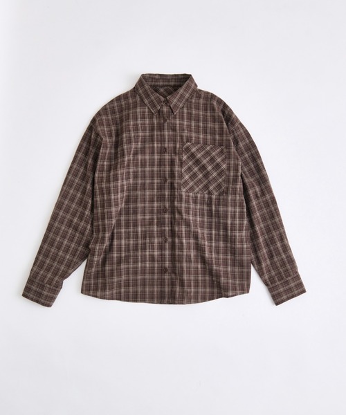 OLIVE des OLIVE(オリーブデオリーブ)の「Bigシャツ(シャツ/ブラウス・レディース・サックスブルー/ブラック/イエロー/ミント/ブラウン・FREE)」の11枚目の写真