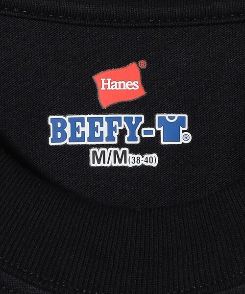 HANES(ヘインズ)の「【別注】 <Hanes> ビーフィー Tシャツ(Tシャツ/カットソー・メンズ・ブラック/ホワイト/ライトグレー/ライム・S/M/L/XL)」の22枚目の写真