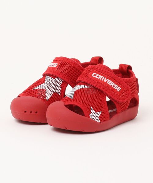 CONVERSE（コンバース）の「《CONVERSE》KID'S CVSTAR SANDAL（サンダル・キッズ・ブラック/レッド・13.0cm/14.0cm/15.0cm/16.0cm/17.0cm）」の2枚目の写真