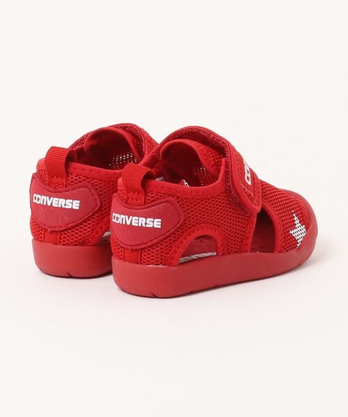 CONVERSE（コンバース）の「《CONVERSE》KID'S CVSTAR SANDAL（サンダル・キッズ・ブラック/レッド・13.0cm/14.0cm/15.0cm/16.0cm/17.0cm）」の4枚目の写真