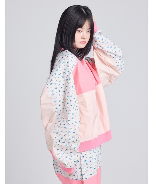 ARCHIVER(アーカイバ)の「●Little sunny bite●nylon top(ナイロンジャケット・レディース・ピンク/ブルー・SMALL)」の12枚目の写真