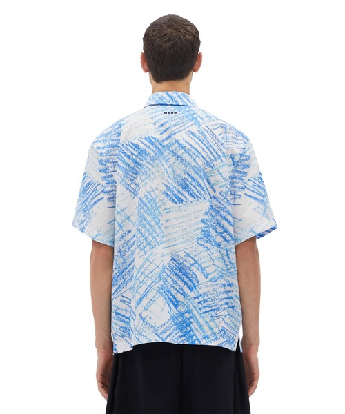 MSGM（エムエスジーエム）の「MSGM×LUKE EDWARD HALL コラボレーショングラフィックシャツ（シャツ/ブラウス・メンズ・ライトブルー・38）」の3枚目の写真