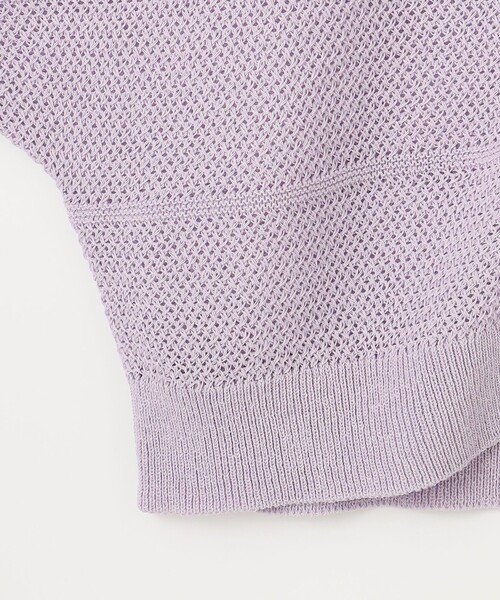 J.PRESS(ジェイプレス)の「【洗える】PATTERN MESH ドルマンスリーブ カーディガン(カーディガン/ボレロ・レディース・アイボリー系/ネイビー系/ふじ色系/イエロー系・MEDIUM/LARGE)」の17枚目の写真