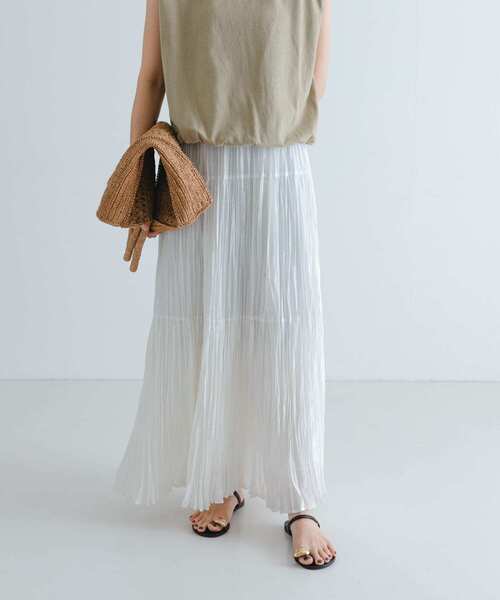 セール】ワッシャープリーツイージースカート（スカート）｜URBAN