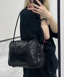 Figments | グロッシー合皮ボストン(ショルダーバッグ)