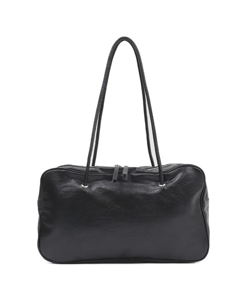 Figments（フィグメンツ）の「グロッシー合皮ボストン（ショルダーバッグ・レディース・ブラック・FREE）」の7枚目の写真