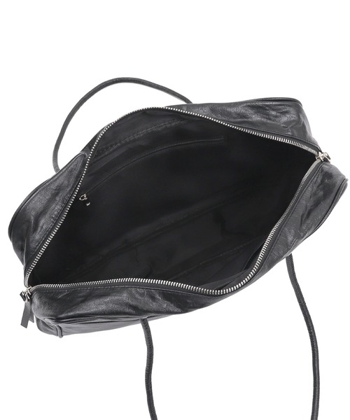 Figments（フィグメンツ）の「グロッシー合皮ボストン（ショルダーバッグ・レディース・ブラック・FREE）」の10枚目の写真