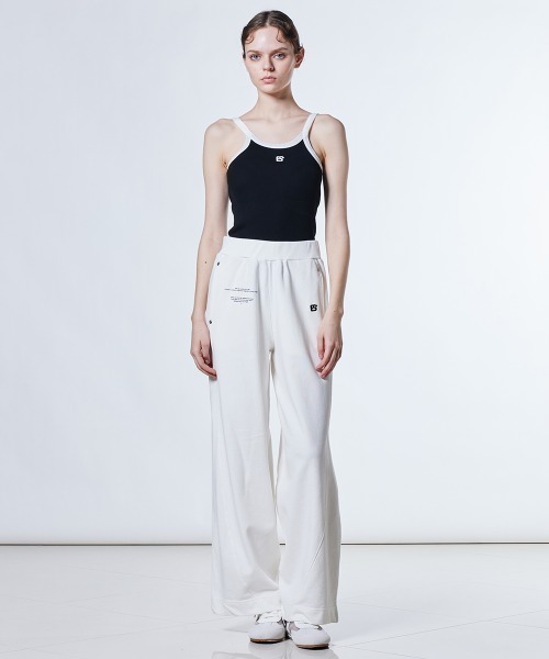 ESSENTIAL（エッセンシャル）の「裏毛ボリュームパンツ（その他パンツ・レディース・ミント/オフホワイト・36/38）」の3枚目の写真