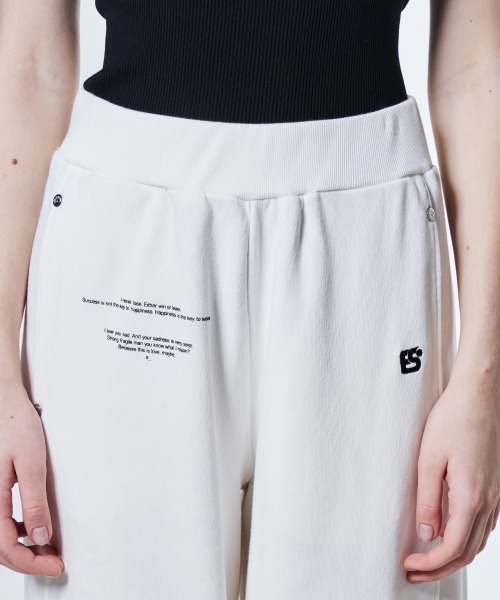 ESSENTIAL（エッセンシャル）の「裏毛ボリュームパンツ（その他パンツ・レディース・ミント/オフホワイト・36/38）」の8枚目の写真