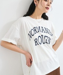 VIS | ピグメント加工プリントビッグTシャツ(Tシャツ/カットソー)