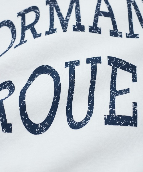 VIS（ビス）の「ピグメント加工プリントビッグTシャツ（Tシャツ/カットソー・レディース・チャコールグレー/オレンジ系その他4/オフホワイト・FREE）」の18枚目の写真