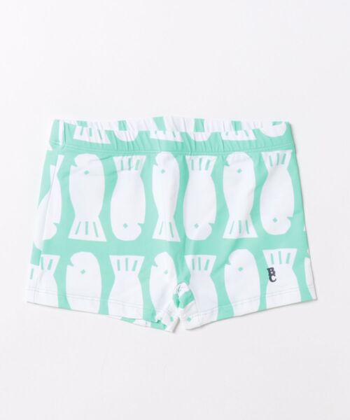 BOBO CHOSES(ボボショーズ)の「Lucky Fish all over square cut swim shorts(水着・キッズ・ライトグリーン・2-3YEAR/6-7YEAR/12-13y/4-5YEAR/8-9y/10-11y)」の6枚目の写真