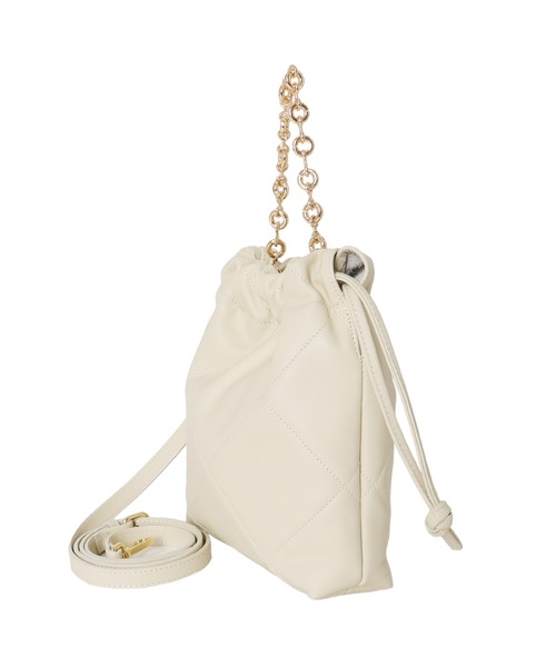 INNUE(イヌエ)の「INNUE / quilting tote(キルティングトートバッグ)(トートバッグ・レディース・ブラック/ホワイト・FREE)」の3枚目の写真
