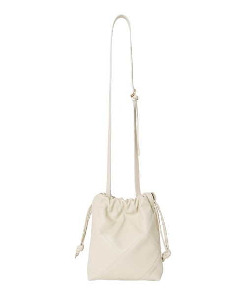 INNUE(イヌエ)の「INNUE / quilting tote(キルティングトートバッグ)(トートバッグ・レディース・ブラック/ホワイト・FREE)」の5枚目の写真