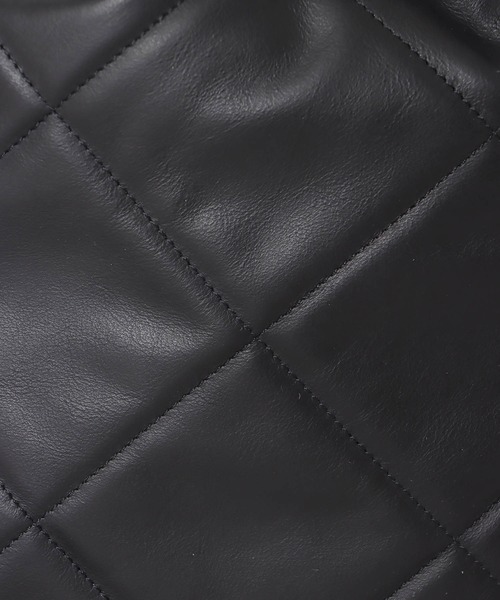 INNUE(イヌエ)の「INNUE / quilting tote(キルティングトートバッグ)(トートバッグ・レディース・ブラック/ホワイト・FREE)」の10枚目の写真