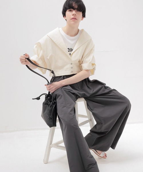 INNUE(イヌエ)の「INNUE / quilting tote(キルティングトートバッグ)(トートバッグ・レディース・ブラック/ホワイト・FREE)」の12枚目の写真
