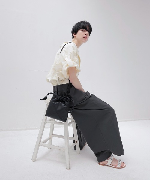 INNUE(イヌエ)の「INNUE / quilting tote(キルティングトートバッグ)(トートバッグ・レディース・ブラック/ホワイト・FREE)」の13枚目の写真