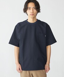 SHIPS: COOLMAX(R) シアサッカー Tシャツ