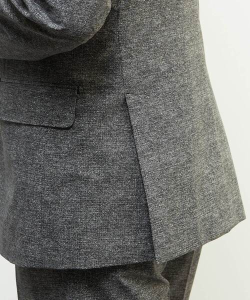 MEN'S MELROSE（メンズメルローズ）の「クールドッツコンフォートジャケット(セットアップ可) | 接触冷感 / 防シワ / ウォッシャブル（テーラードジャケット・メンズ・ライトグレー/ネイビー/グレー・4/3/5/2）」の10枚目の写真