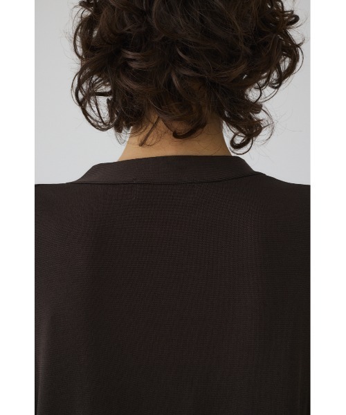 Hem design wide knit CD ヘムデザインワイドニットカーディガン