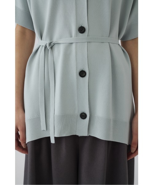 Hem design wide knit CD ヘムデザインワイドニットカーディガン
