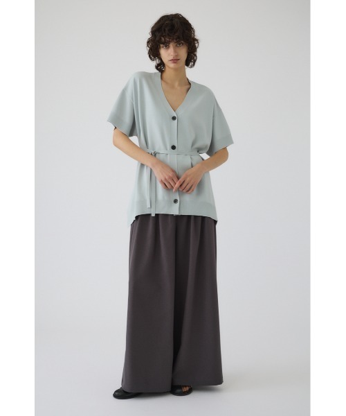 RIM.ARK（リムアーク）の「Hem design wide knit CD ヘムデザインワイドニットカーディガン（カーディガン/ボレロ・レディース・ライトブルー/ブラック/ブルー/ブラウン・FREE）」の5枚目の写真