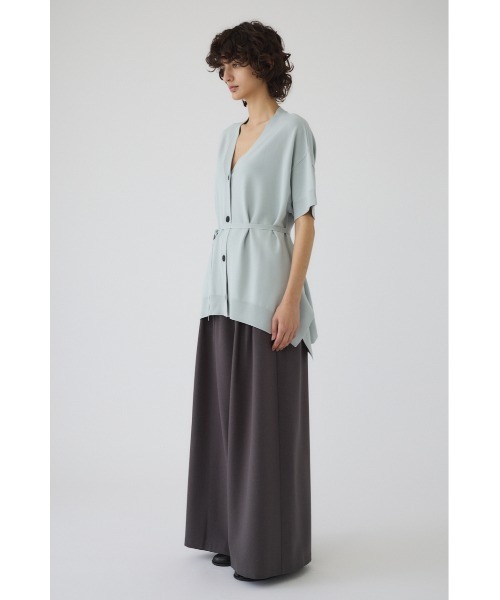 RIM.ARK（リムアーク）の「Hem design wide knit CD ヘムデザインワイドニットカーディガン（カーディガン/ボレロ・レディース・ライトブルー/ブラック/ブルー/ブラウン・FREE）」の6枚目の写真
