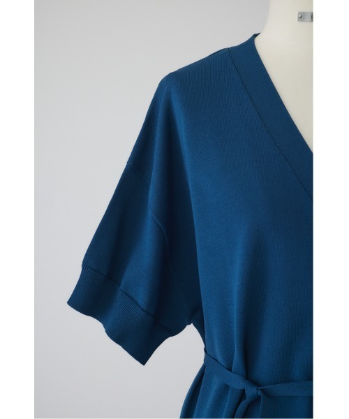 RIM.ARK（リムアーク）の「Hem design wide knit CD ヘムデザインワイドニットカーディガン（カーディガン/ボレロ・レディース・ライトブルー/ブラック/ブルー/ブラウン・FREE）」の22枚目の写真