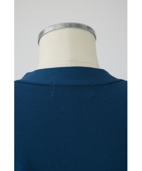Hem design wide knit CD ヘムデザインワイドニットカーディガン