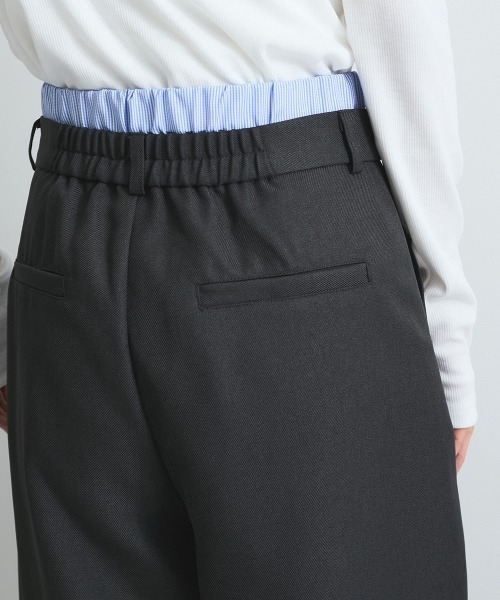 VICKY(ビッキー)の「ヘザーツイルWウエストルーズパンツ≪手洗い可能≫(その他パンツ・レディース・ブラウン/チャコールグレー・M)」の19枚目の写真