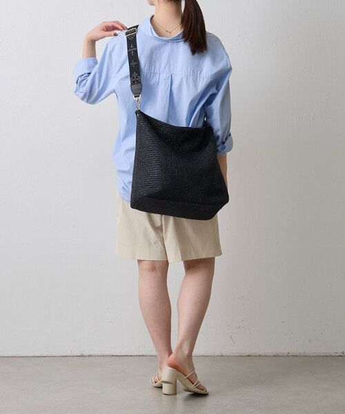 russet（ラシット）の「モノグラムテープ カゴ2wayバッグ（ショルダー