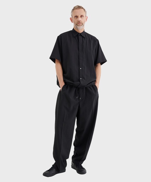 RAINMAKER（レインメーカー）の「【RAINMAKER/レインメーカー】別注 REGULAR COLLAR S/S SHIRT（シャツ/ブラウス・メンズ・ストライプ/ブラック/グレー・4/3）」の7枚目の写真