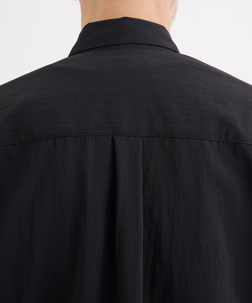 RAINMAKER（レインメーカー）の「【RAINMAKER/レインメーカー】別注 REGULAR COLLAR S/S SHIRT（シャツ/ブラウス・メンズ・ストライプ/ブラック/グレー・4/3）」の13枚目の写真