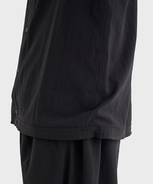 RAINMAKER（レインメーカー）の「【RAINMAKER/レインメーカー】別注 REGULAR COLLAR S/S SHIRT（シャツ/ブラウス・メンズ・ストライプ/ブラック/グレー・4/3）」の14枚目の写真