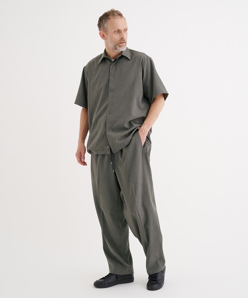 RAINMAKER（レインメーカー）の「【RAINMAKER/レインメーカー】別注 REGULAR COLLAR S/S SHIRT（シャツ/ブラウス・メンズ・ストライプ/ブラック/グレー・4/3）」の19枚目の写真