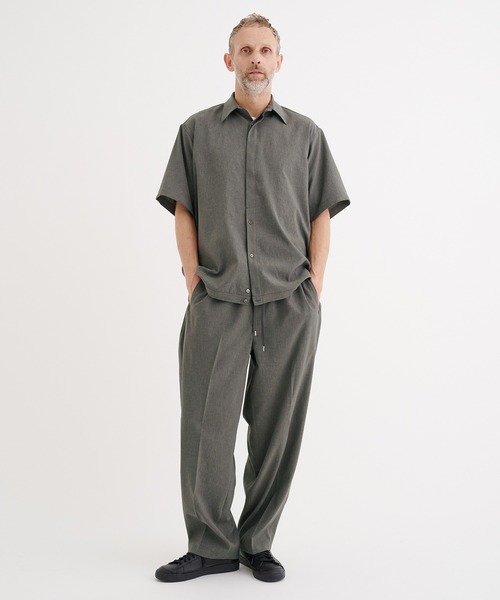 RAINMAKER（レインメーカー）の「【RAINMAKER/レインメーカー】別注 REGULAR COLLAR S/S SHIRT（シャツ/ブラウス・メンズ・ストライプ/ブラック/グレー・4/3）」の20枚目の写真