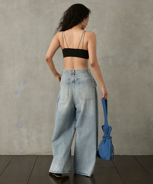 FRUIT OF THE LOOM（フルーツオブザルーム）の「FRUIT OF THE LOOM × Stroove / Bra top & tank top＆T-Shirt 3P / 別注 ブラトップ & タンクトップ & Tシャツ 3セット（タンクトップ・レディース・ホワイト系/ホワイト/ピンク系・FREE）」の15枚目の写真