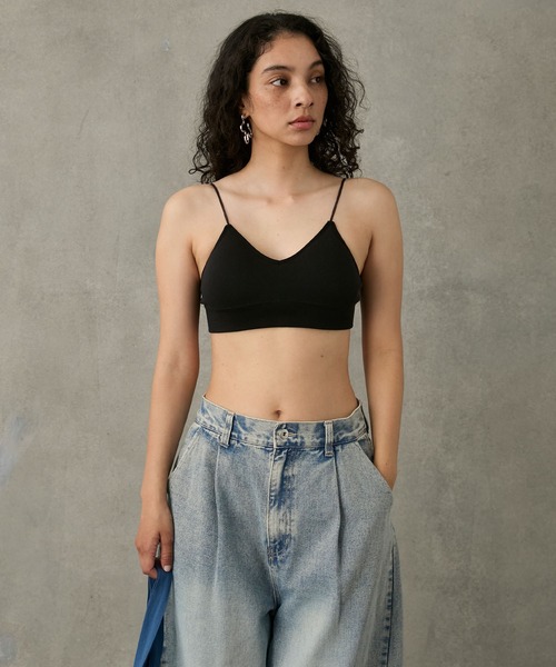 FRUIT OF THE LOOM（フルーツオブザルーム）の「FRUIT OF THE LOOM × Stroove / Bra top & tank top＆T-Shirt 3P / 別注 ブラトップ & タンクトップ & Tシャツ 3セット（タンクトップ・レディース・ホワイト系/ホワイト/ピンク系・FREE）」の11枚目の写真