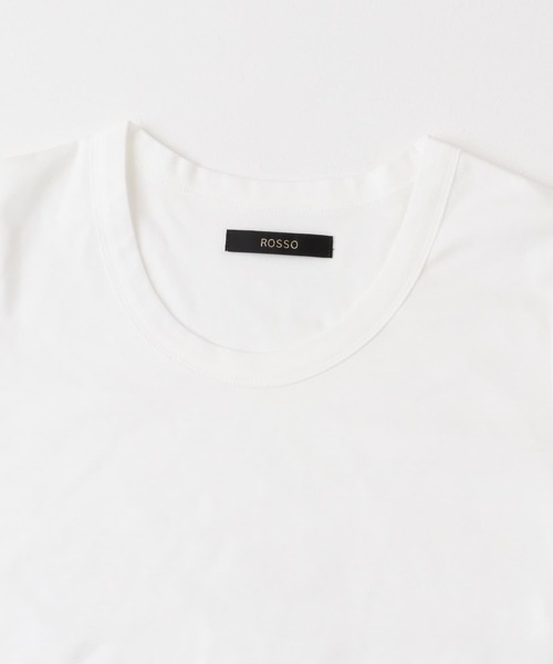 〈新品未使用タグ付〉ETHOSENS スーピマコットンTシャツ 3 新品未使用タグ付】ETHOSENS スーピマコットンレイヤードTシャツ