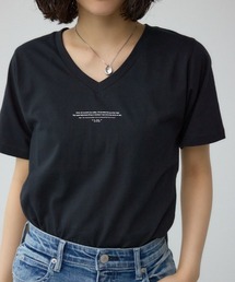 チェストメッセージロゴTシャツ