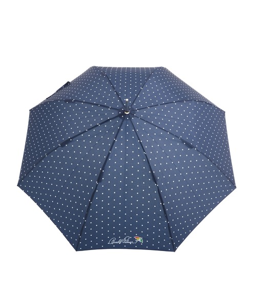 Arnold Palmer(アーノルドパーマー)の「ドット柄 晴雨兼用 シェア 長傘(長傘・レディース・ネイビー/ベージュ・F)」の6枚目の写真